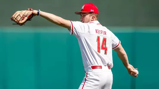 Infielder Luke Keefer (14)
Maryland Baseball vs. Northwestern in Game 3 of the Series at Bob "Turtle" Smith Stadium in College Park, MD on Sunday March 30, 2025.
Allison Mize/Maryland Terrapins
