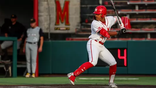 Infielder Paul Jones II (30)
Maryland Baseball during a game against Towson at Bob "Turtle" Smith Stadium in College Park, MD on Tuesday, Apr. 22, 2025.
Dylan Davies/Maryland Terrapins