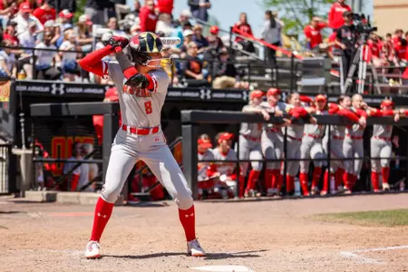 Utility Mariah Penta (8)
Maryland Softball during game 3 against Penn State at The Softball Stadium in College Park, MD on Sunday, Apr. 27, 2025.
Dylan Davies/Maryland Terrapins