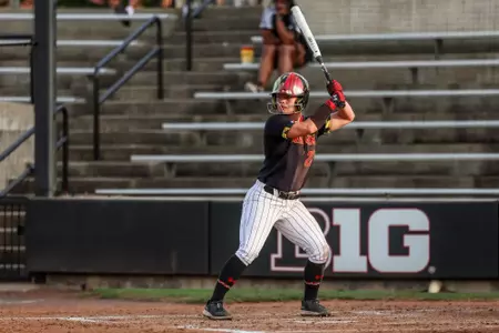 Third Base Matti Benson (22)
Maryland Softball during a game against Howard at The Softball Stadium in College Park, MD on Tuesday, Apr. 29, 2025.
Dylan Davies/Maryland Terrapins