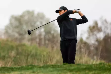 Manato Nakatani
Maryland Men's Golf on Day One of the Testudo Cup at P.B. Dye Golf Club in Ijamsville, MD on Saturday April 5, 2025.
Allison Mize/Maryland Terrapins