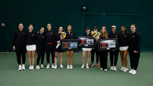 Maryland Tennis Senior Day PostMatch