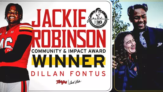 Dillan Fontus Jackie Robinson Award Graphic