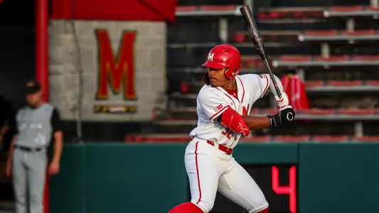 Paul Jones II Takes At-Bat at Home Against Towson