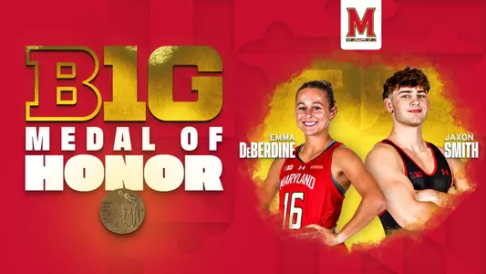 2025 Big Ten Medal of Honor Recipients: Emma DeBerdine and Jaxon Smith