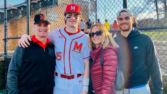 Alex Calarco with his family