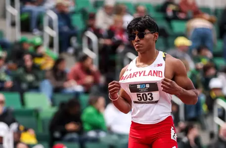 Aaron Abedin
Maryland Track and Field on Day 2 of the Big Ten Championships at Hayward Field in Eugene, OR on Saturday, May. 17, 2025.
Austin DeSisto/Maryland Terrapins