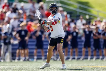 Attacker/Midfielder Jack Schultz (5)
(2) Maryland Men's Lacrosse vs. Georgetown in the Quarterfinals of the NCAA Tournament at the Navy-Marine Corps Memorial Stadium in Annapolis, MD on Sunday May 18, 2025.
Allison Mize/Maryland Terrapins