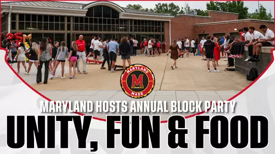 Unity, Fun, and Food: Maryland Athletics Hosts Annual Block Party