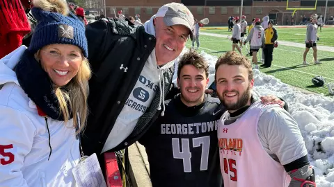 Daniel Kelly with his family