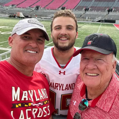 Daniel Kelly with his family