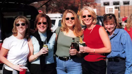 Robbye Fox with friends