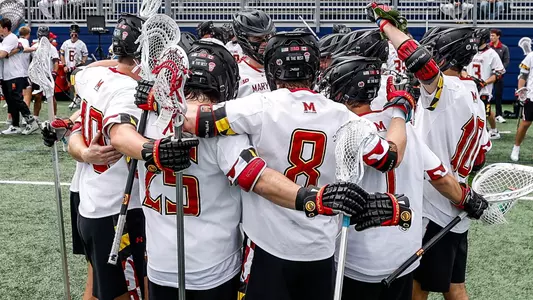 Men's Lacrosse Pregame Huddle