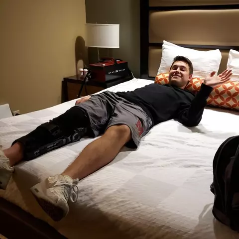 Logan McNaney recovering from ACL surgery