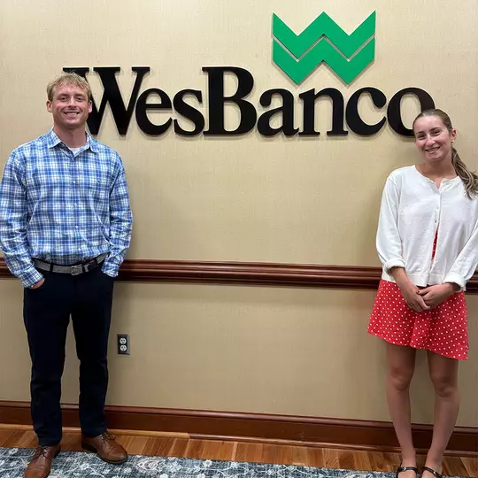 Mack DeVries and Maddie Vasilios at WesBanco