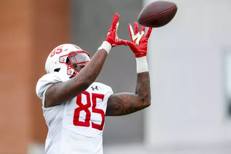 Tight End JT Taggart (85)
Maryland Football during Fall camp practice at Jones-Hill House in College Park, MD on Friday, Aug. 1, 2025.
Dylan Davies/Maryland Terrapins
