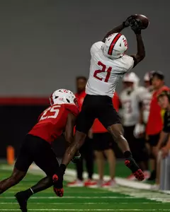 Wide Receiver Sean Williams (21)
Maryland Football during Fall camp practice at Jones-Hill House in College Park, MD on Wednesday, Aug. 13, 2025.
Dylan Davies/Maryland Terrapins