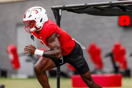 Linebacker Trey Reddick (3)
Photos from Fall Camp Practice at Jones-Hill House in College Park, MD on Wednesday, Aug. 13, 2025.
Mackenzie Miles/Maryland Terrapins
