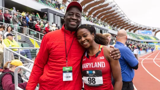 Andrew Valmon with Maya Valmon