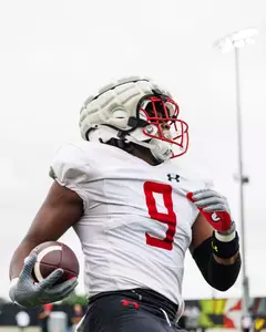 Tight End Dorian Fleming (9)
Photos from Fall Camp Practice at Jones-Hill House Outdoor Practice Field in College Park, MD on Thursday, Aug. 21, 2025.
Grayson Belanger/Maryland Terrapins