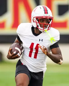 Wide Receiver Ryan Manning (11)
Photos from Fall Camp Practice at Jones-Hill House Outdoor Practice Field in College Park, MD on Thursday, Aug. 21, 2025.
Grayson Belanger/Maryland Terrapins