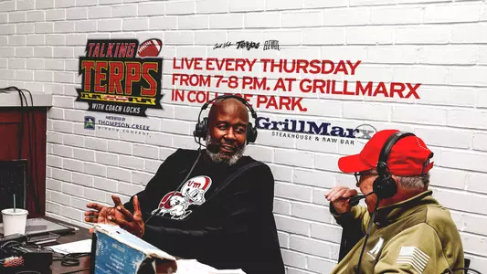 Talkin Terps with Coach Locks Radio Show graphic