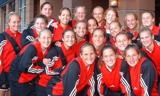 Audra Poulin with the 2023 Maryland women's soccer team