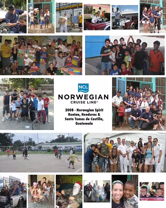 Audra Esper Norwegian Cruise Line Collage