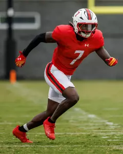 Defensive Back Gavin Edwards (7)
Maryland Football during Fall camp practice at Jones-Hill House in College Park, MD on Tuesday, Aug. 5, 2025.
Dylan Davies/Maryland Terrapins