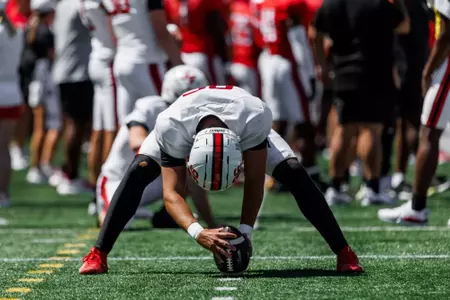 Long Snapper Ethan Gough (96)
Maryland Football during a scrimmage at SECU Stadium in College Park, MD on Saturday, Aug. 9, 2025.
Dylan Davies/Maryland Terrapins