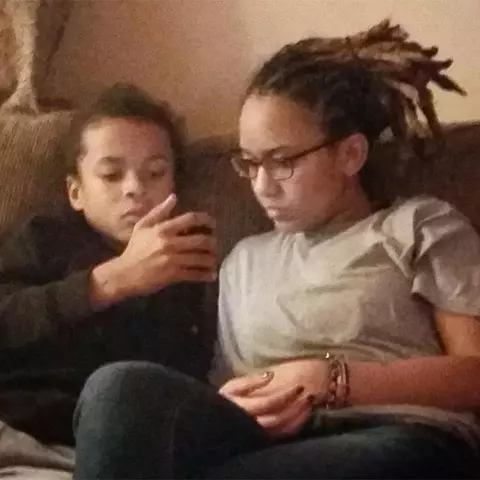 Jalen Huskey and his sister Kiera Lyle