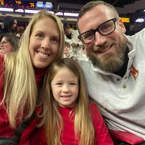 Dave Neal with his family