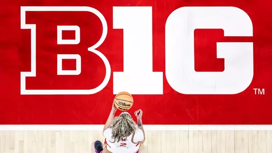 Kaylene Smikle aerial shot Big Ten