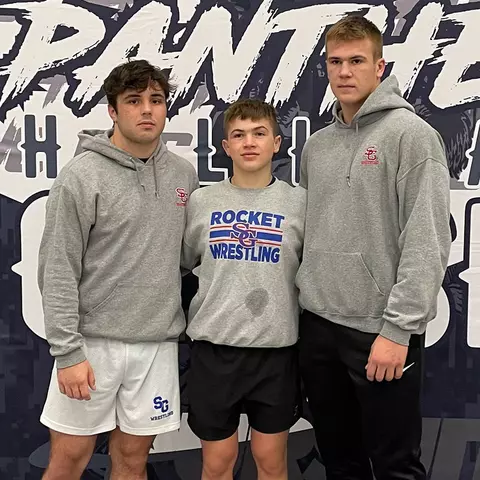 Michael Hershey as a high school wrestler