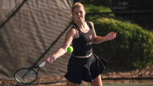 Oliwia Orlinska at the ITA All American Championship Tournament