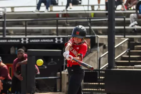Outfield Jaylee Williams (17)
Maryland Softball vs. University of Maryland Eastern Shore at The University Of Maryland Softball Complex in College Park, MD on Sunday, Sept 28, 2025.
Rose Fernandes/ Maryland Athletics