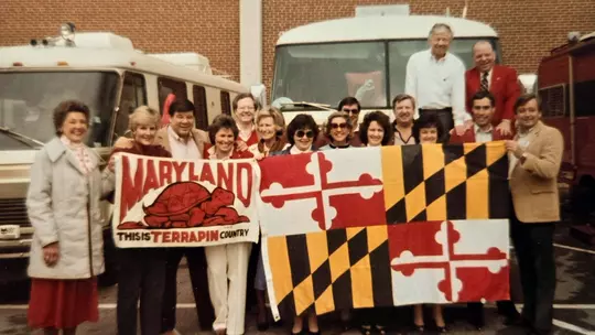 Fred Frederick with the Terrapin Club in the 1970s
