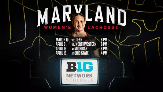 Jordyn Lipkin on the Big Ten TV Schedule for the 2026 season
