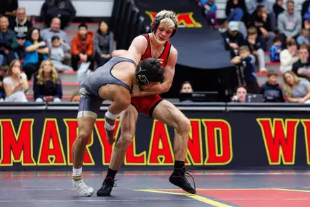 Carter Young
Maryland Terrapins Wrestling vs Purdue Boilermakers at Stephen M. Schanwald Pavilion at XFINITY Center in College Park, MD on Friday, Jan. 16, 2026.
Rose Fernandes/Maryland Terrapins