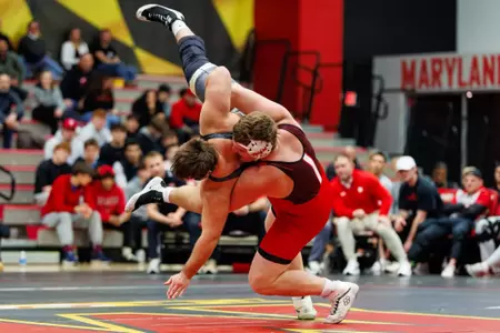 Joey Schneck
Maryland Terrapins Wrestling vs Purdue Boilermakers at Stephen M. Schanwald Pavilion at XFINITY Center in College Park, MD on Friday, Jan. 16, 2026.
Kevin Snyder/Maryland Terrapins