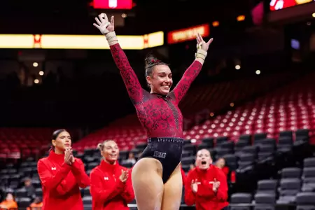 Aine Reade
Maryland Terrapins Women's Gymnastics vs Washington Huskies at Xfinity Center in College Park, MD on Saturday, Jan. 17, 2026.
Rose Fernandes/Maryland Terrapins