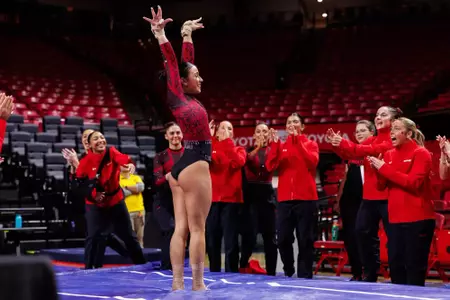 Katrina Mendez-Abolnik
Maryland Terrapins Women's Gymnastics vs Washington Huskies at Xfinity Center in College Park, MD on Saturday, Jan. 17, 2026.
Rose Fernandes/Maryland Terrapins