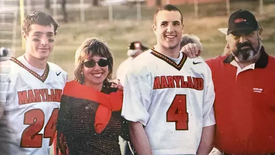 The Hochstadt family at Craig's Senior Day