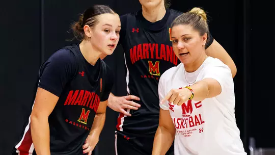 Lea Bartelme and Assistant Coach Kaitlynn Fratz