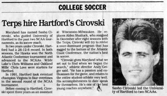 Baltimore Sun article from Feb. 2, 1993