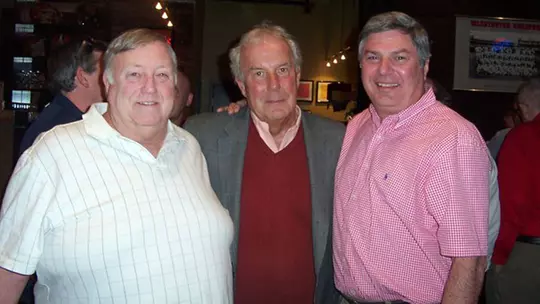 Dick Dull with former teammates