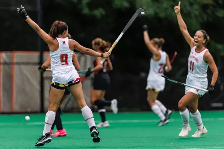 Babs van Hest celebrating win against SJU