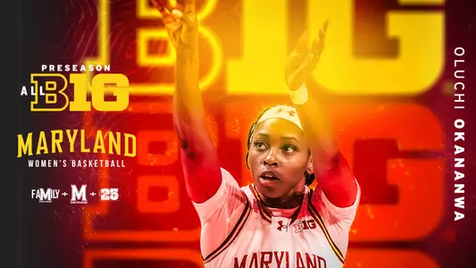 Oluchi Okananwa Preseason all Big Ten graphics