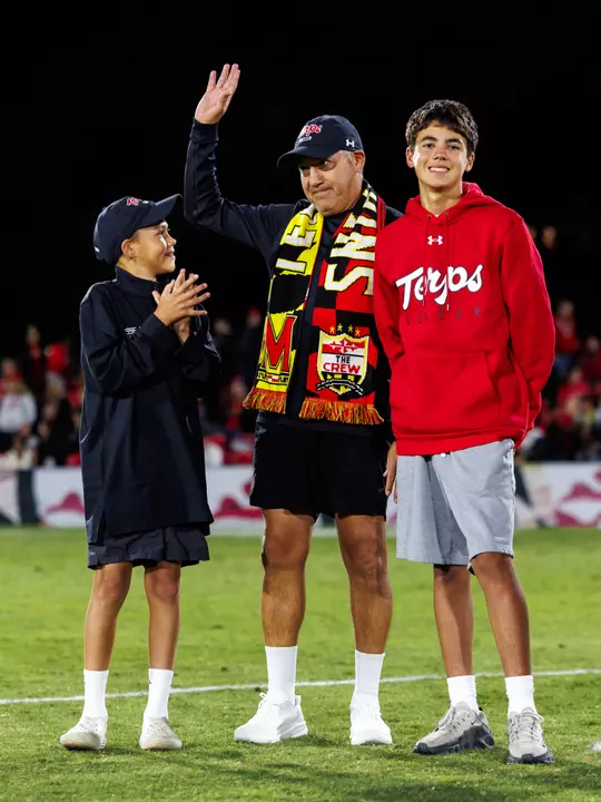Associate Head Coach Steve Armas
Maryland Terrapins Men’s Soccer vs UCLA Bruins at Ludwig Field in College Park, MD on Friday, Sep. 25, 2026.
Allison Mize/Maryland Terrapins