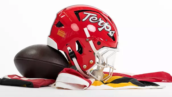 Terps Football Helmet
Photos from Football Content Photoshoot at Jones-Hill House in College Park, MD on Monday, Jun. 15, 2026.
Kevin Snyder/Maryland Terrapins